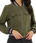 DomiNque Perry Unexpected Christmas Green Jacket