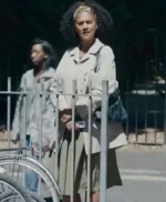 Doris Mathis Criminal Record White Cotton Coat