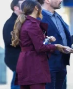 Eiza Gonzalez Baby Driver Darling Coat