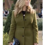 Elsa Gardner Atypical Jennifer Jason Leigh Green Trench Coat