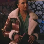 Elsbeth 2024 Carra Patterson Brown Fur Puffer Jacket