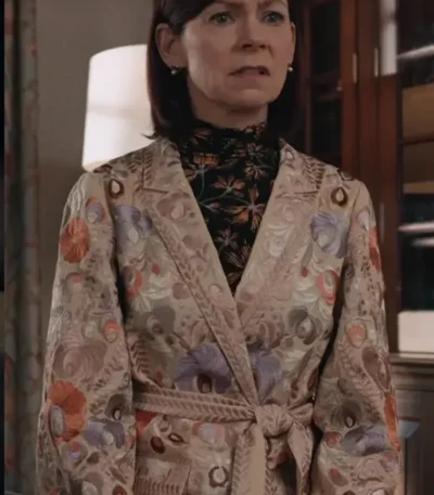 Elsbeth 2024 Carrie Preston Embroidered Wrap Jacket