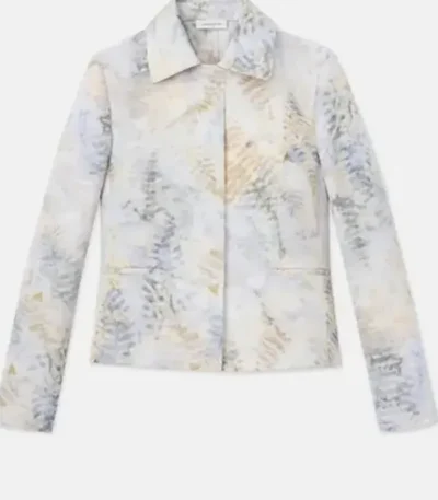 Elsbeth 2024 Poppy Hayes White Printed Jacket