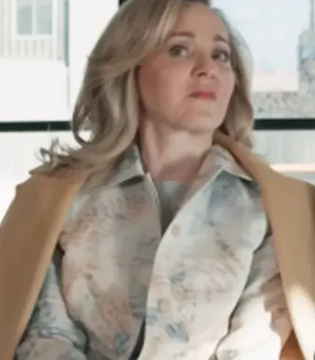 Elsbeth 2024 Poppy Hayes White Printed Jacket
