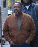 Elsbeth CW Wagner Brown Bomber Jacket
