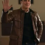 Elsbeth Jack Wilson Brown Leather Jacket