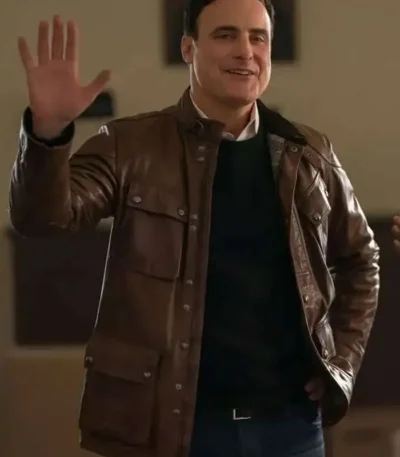 Elsbeth Jack Wilson Brown Leather Jacket