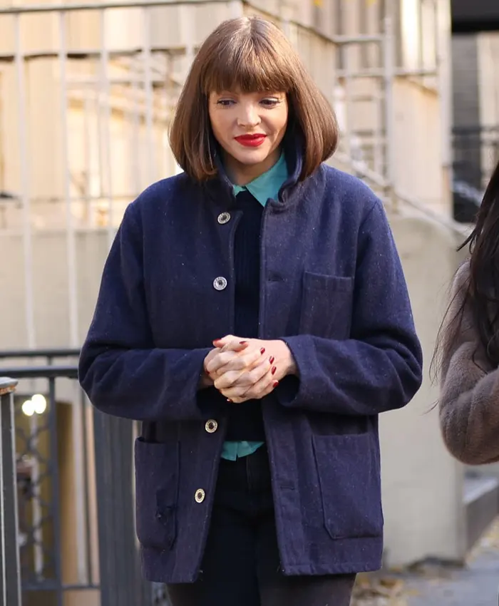 Elsbeth Madison Fortune Blue Wool Jacket Elsbeth Madison Fortune Blue Wool Jacket