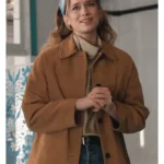 Elsbeth Quinn Powers Brown Suede Jacket