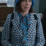Elsbeth S02 Carrie Preston Blue Houndstooth Blazer