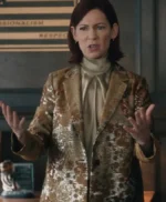 Elsbeth S02 Carrie Preston Jacquard Coat
