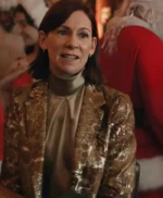 Elsbeth S02 Carrie Preston Jacquard Coat