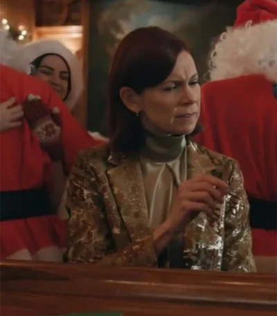Elsbeth S02 Carrie Preston Jacquard Coat
