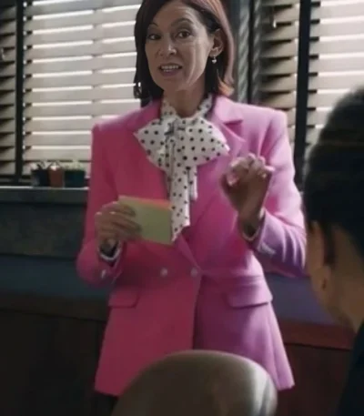 Elsbeth S02 Carrie Preston Pink Blazer