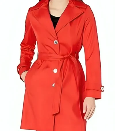 Elsbeth S02 Carrie Preston Red Wool Coat