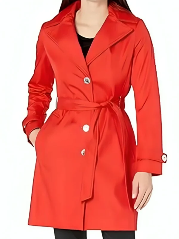 Elsbeth S02 Carrie Preston Red Wool Coat