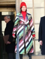 Elsbeth S02 Carrie Preston Snakeskin Coat