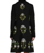 Elsbeth S03 Carrie Preston Black Floral Coat