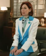 Elsbeth S03 Carrie Preston Blue and White Blazer