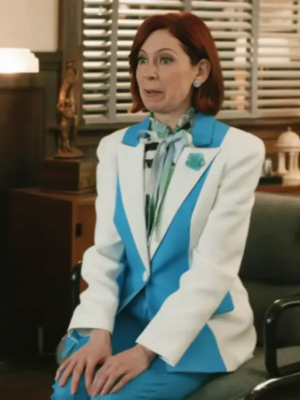 Elsbeth S03 Carrie Preston Blue and White Blazer