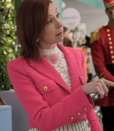 Elsbeth S03 Carrie Preston Cropped Pink Jacket