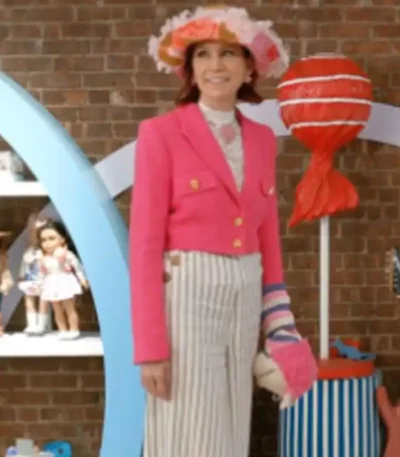Elsbeth S03 Carrie Preston Cropped Pink Jacket