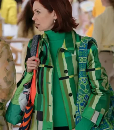 Elsbeth S03 Carrie Preston Green Coat