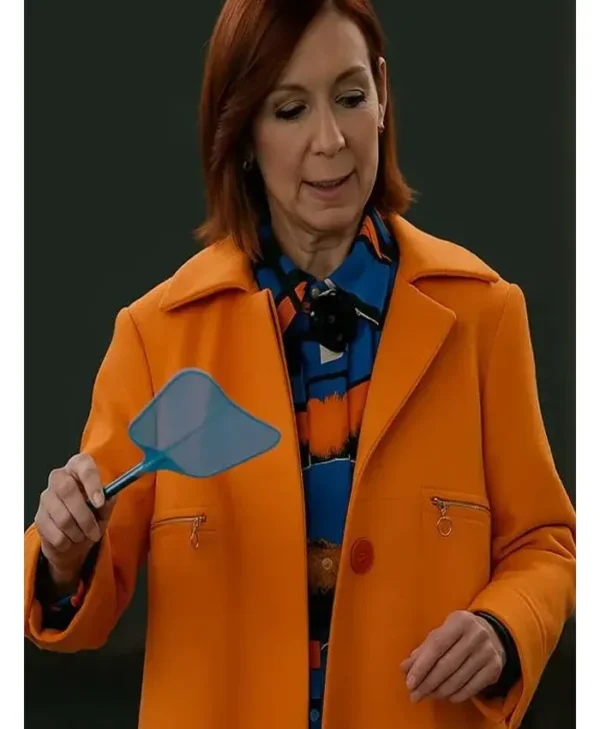 Elsbeth S03 Carrie Preston Orange Coat
