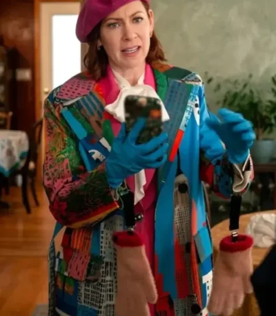 Elsbeth S03 Carrie Preston Printed Coat