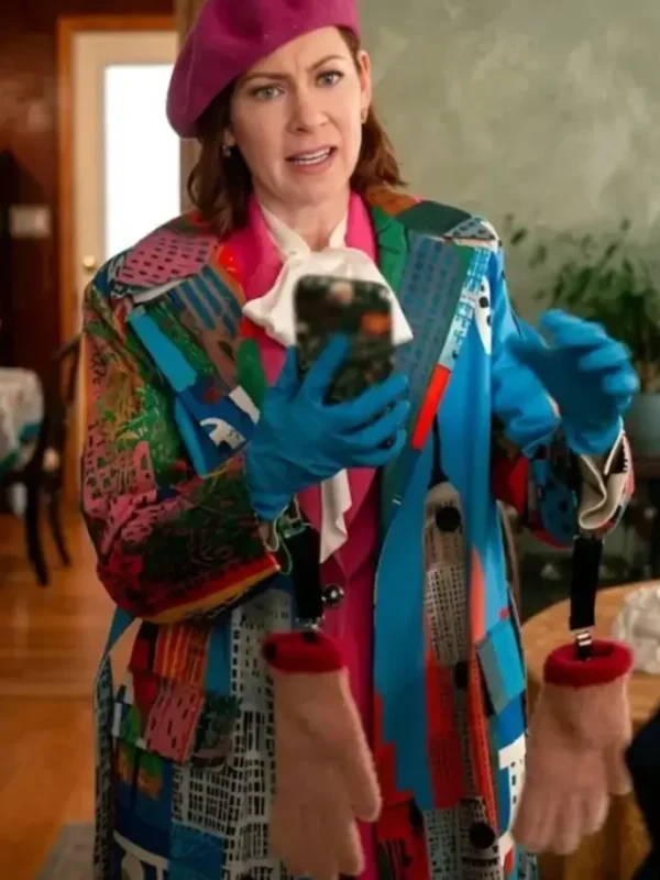 Elsbeth S03 Carrie Preston Printed Coat