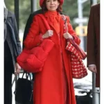 Elsbeth S03 Carrie Preston Red Wool Coat