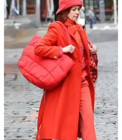 Elsbeth S03 Carrie Preston Red Wool Coat