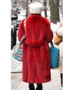 Elsbeth S03 Carrie Preston Red Fur Coat