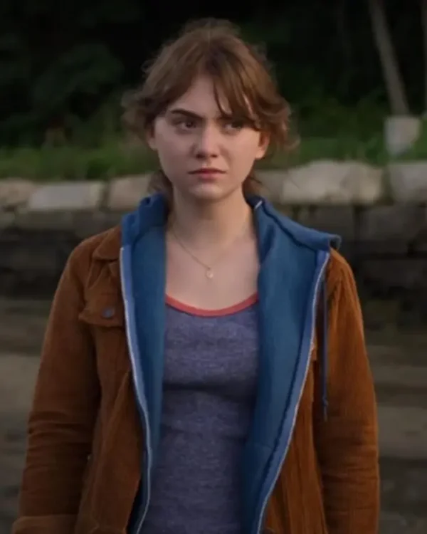 Emilia Jones 2021 CODA Brown Corduroy Jacket