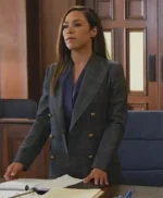 Emily Lopez All Rise S03 EP 18 Grey Plaid Blazer