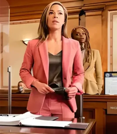 Emily Lopez TV Series All Rise Season 03 E 17 Pink Blazer