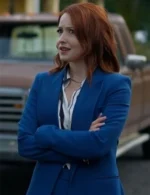 Emily Tennant The Wish Swap Blue Suit