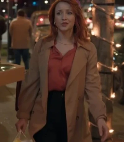 Emily Tennant The Wish Swap Brown Coat