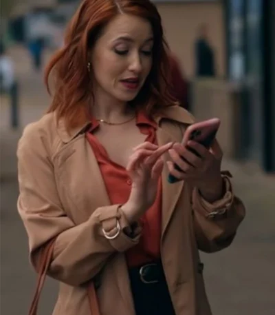 Emily Tennant The Wish Swap Brown Coat