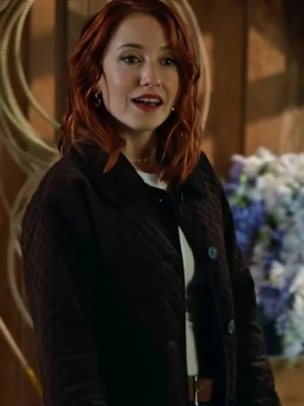 Emily Tennant The Wish Swap Brown Quilted Jacket