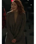 Emily Tennant The Wish Swap Grey Plaid Blazer