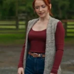 Emily Tennant The Wish Swap Long Grey Vest