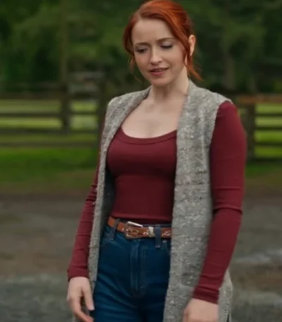 Emily Tennant The Wish Swap Long Grey Vest