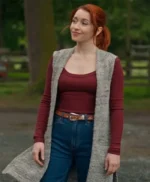 Emily Tennant The Wish Swap Long Grey Vest