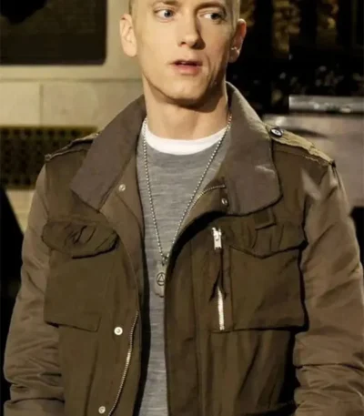 Eminem American Rapper Green Cotton Jacket