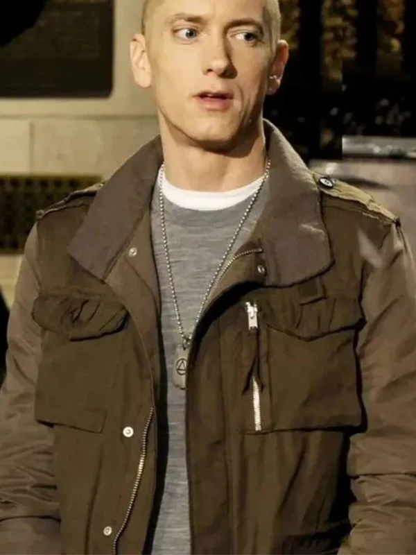 Eminem American Rapper Green Cotton Jacket
