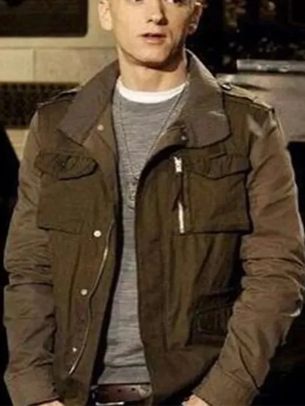 Eminem American Rapper Green Cotton Jacket