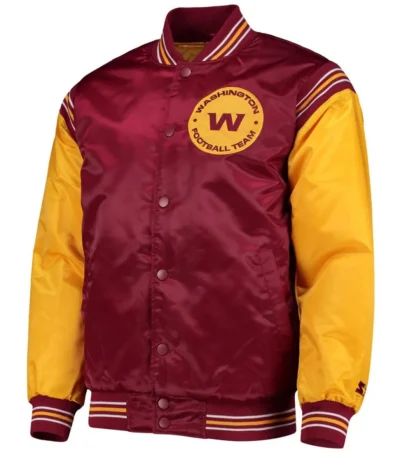 Enforcer Washington Commanders Burgundy-Gold Jacket