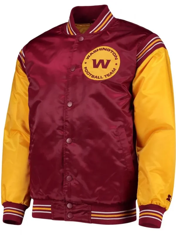Enforcer Washington Commanders Burgundy-Gold Jacket