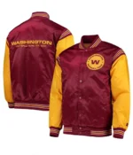 Enforcer Washington Commanders Burgundy-Gold Jacket